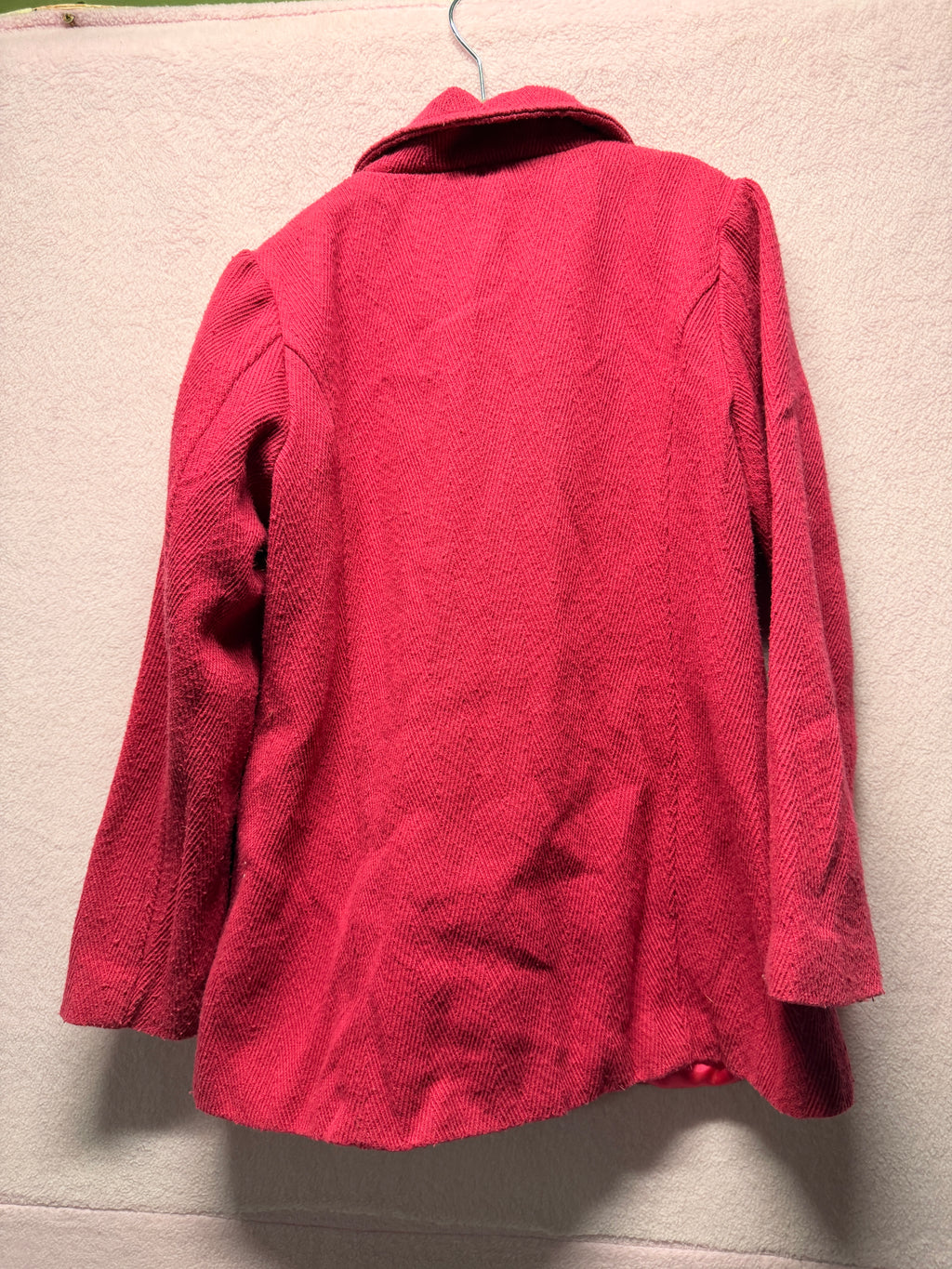 Pumpkin Patch Girls Wool Blend Coat – Berry Pink | Size 7