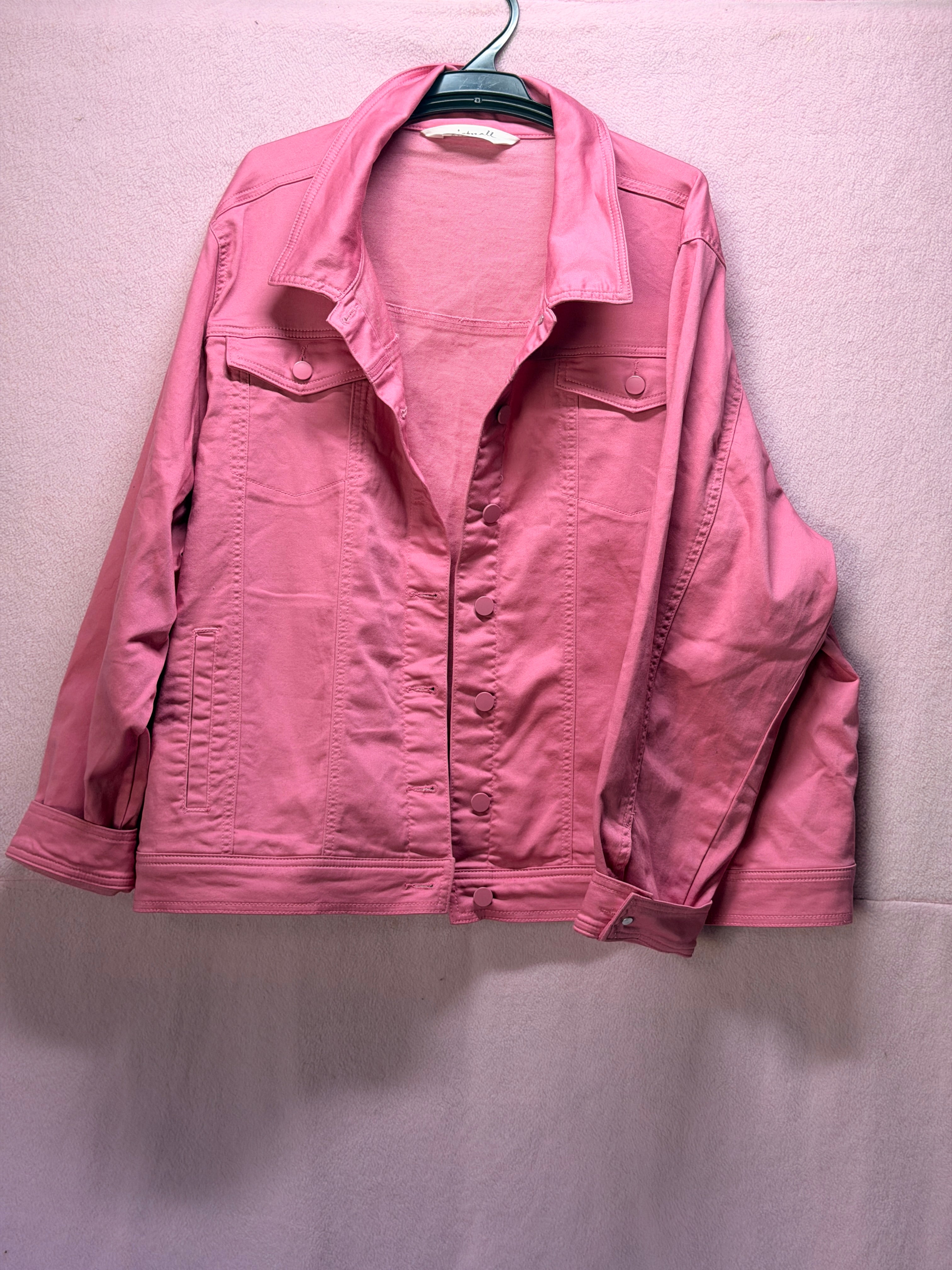 Virtuelle Pink Denim Jacket – Size 24