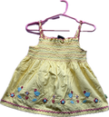 Pumpkin Patch Girls Embroidered Bird Sundress – Yellow | Size 3