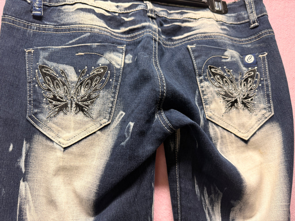 Crazy Age Y2K Embellished Jeans – Size 38