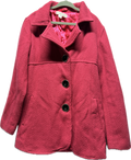Pumpkin Patch Girls Wool Blend Coat – Berry Pink | Size 7