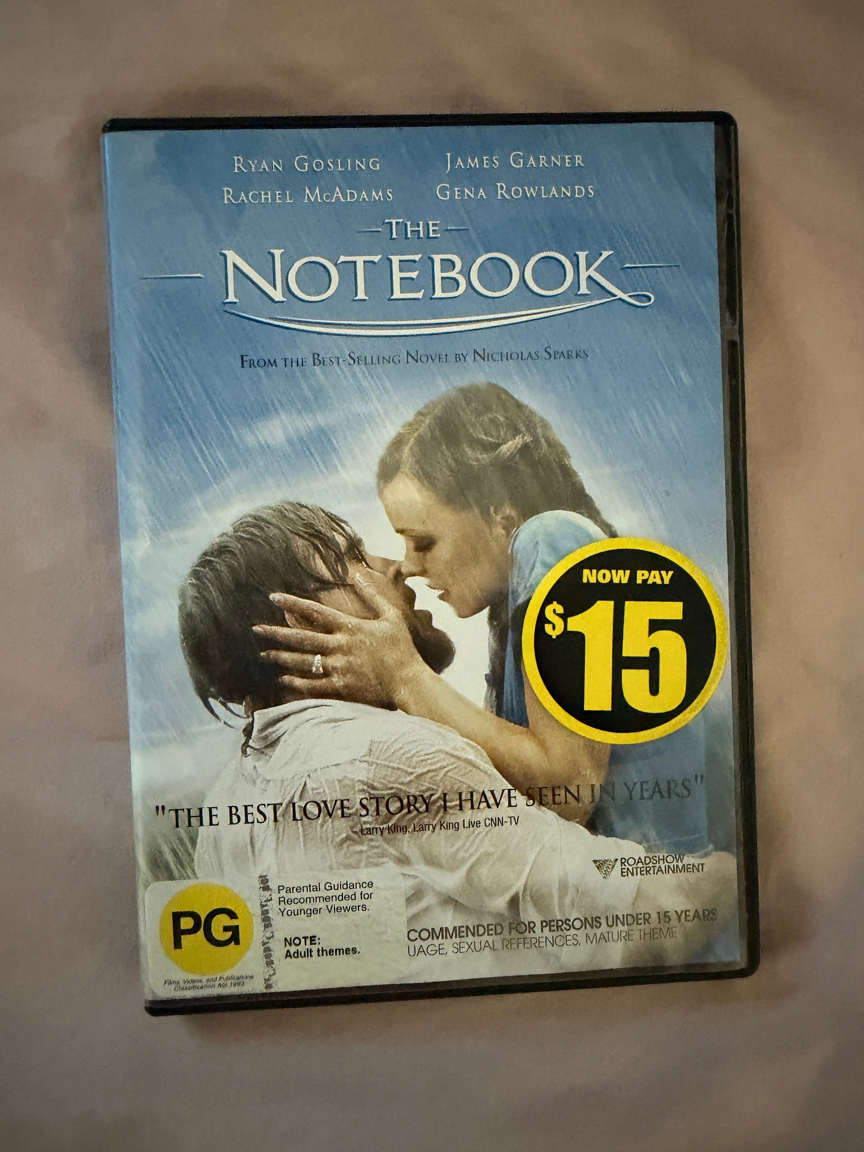 The Notebook (DVD) | Based on the Bestselling Novel by Nicholas Sparks