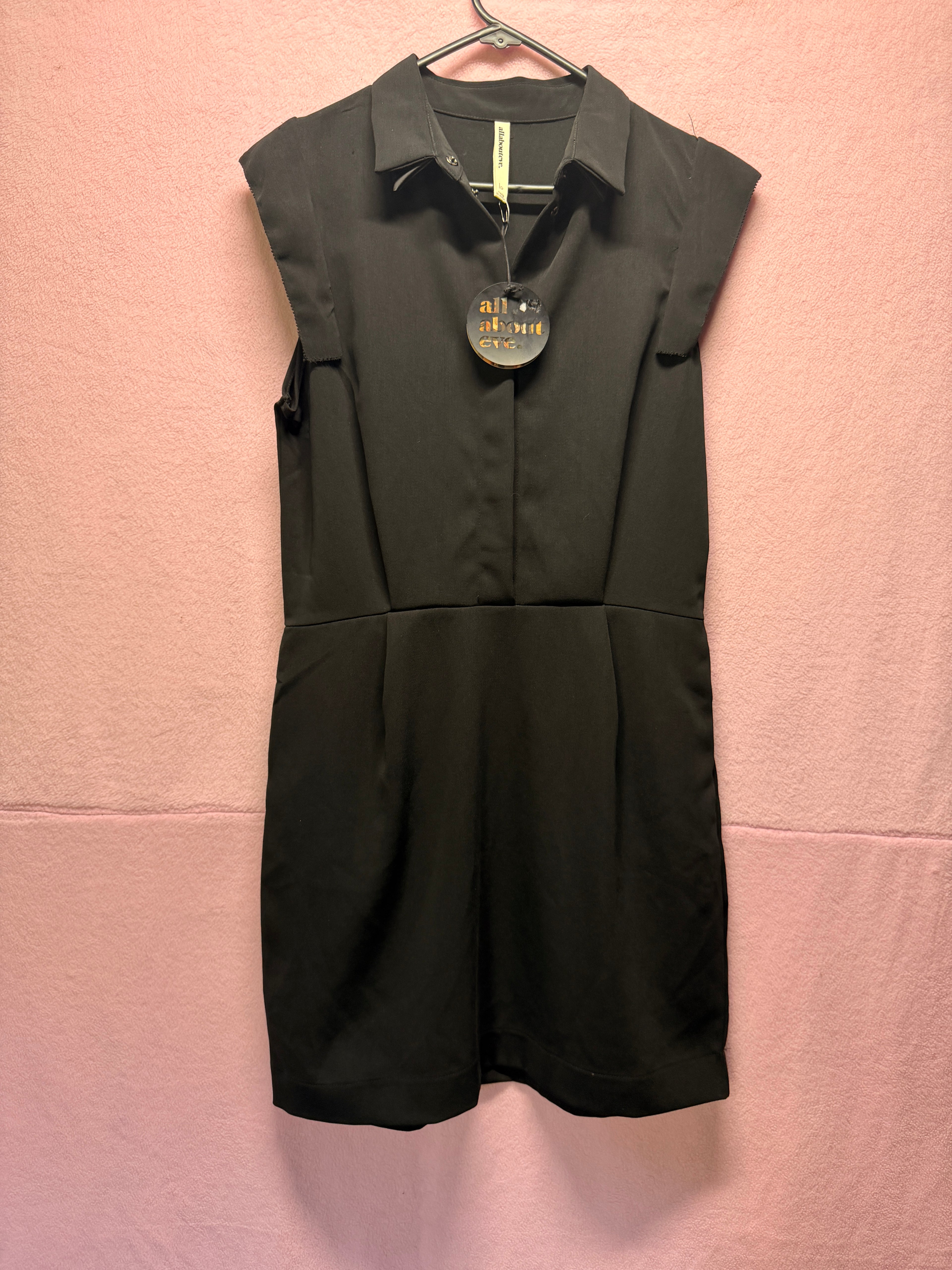 All About Eve Black Shirt Dress – Size 10 (BNWT)