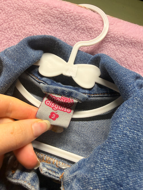 Angel n Disguise Cropped Denim Jacket – Blue | Size 3