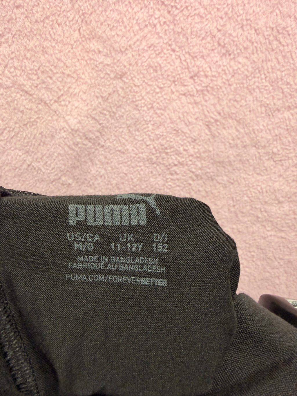 Puma Bike Shorts – Size 11–12 Years