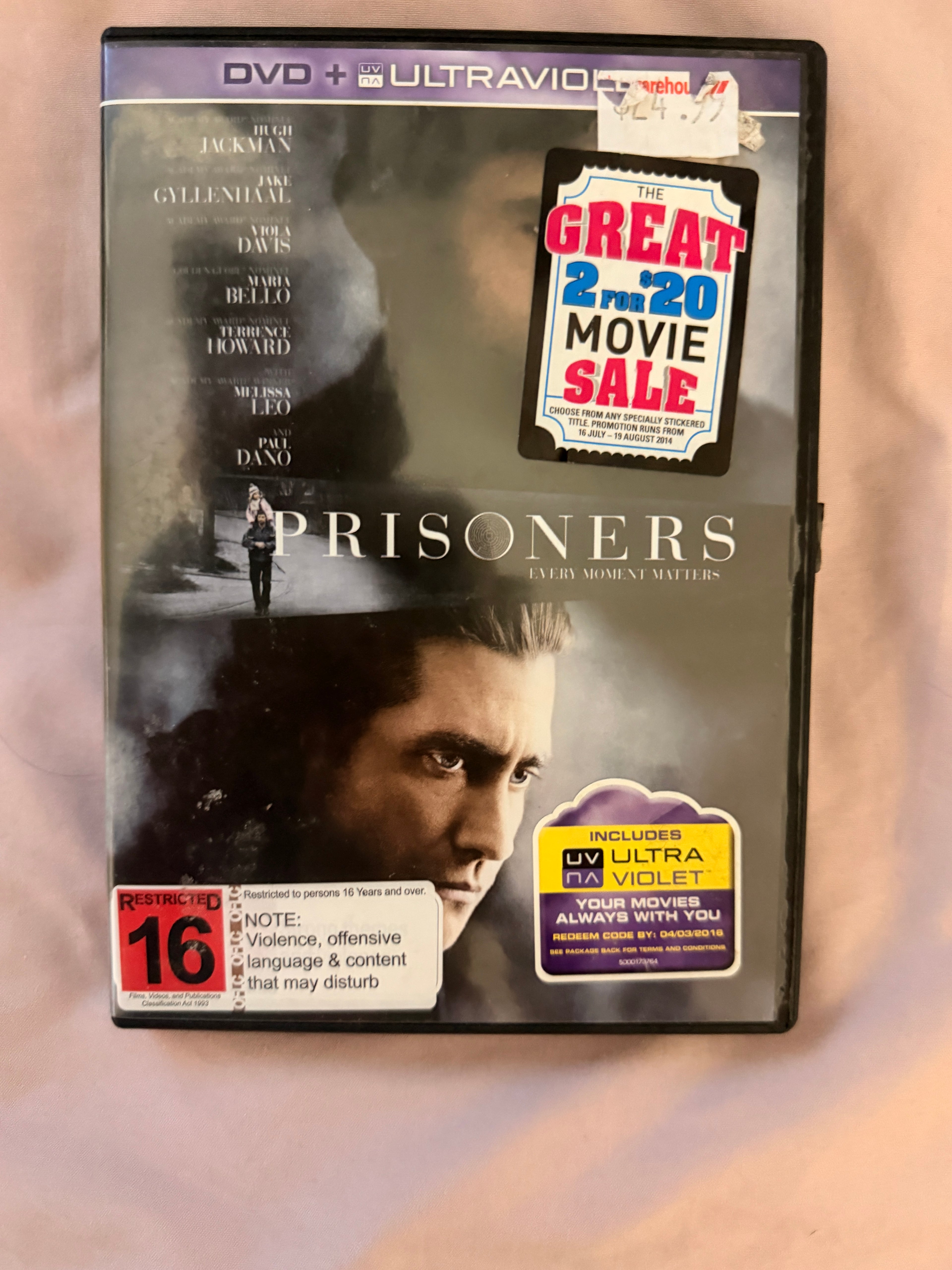 Prisoners (DVD) | Hugh Jackman & Jake Gyllenhaal | Crime Thriller
