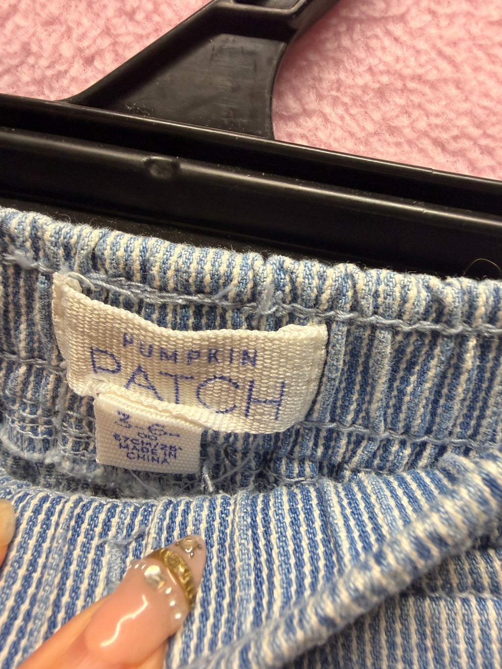 Pumpkin Patch Striped Shorts – Size 3-6 months