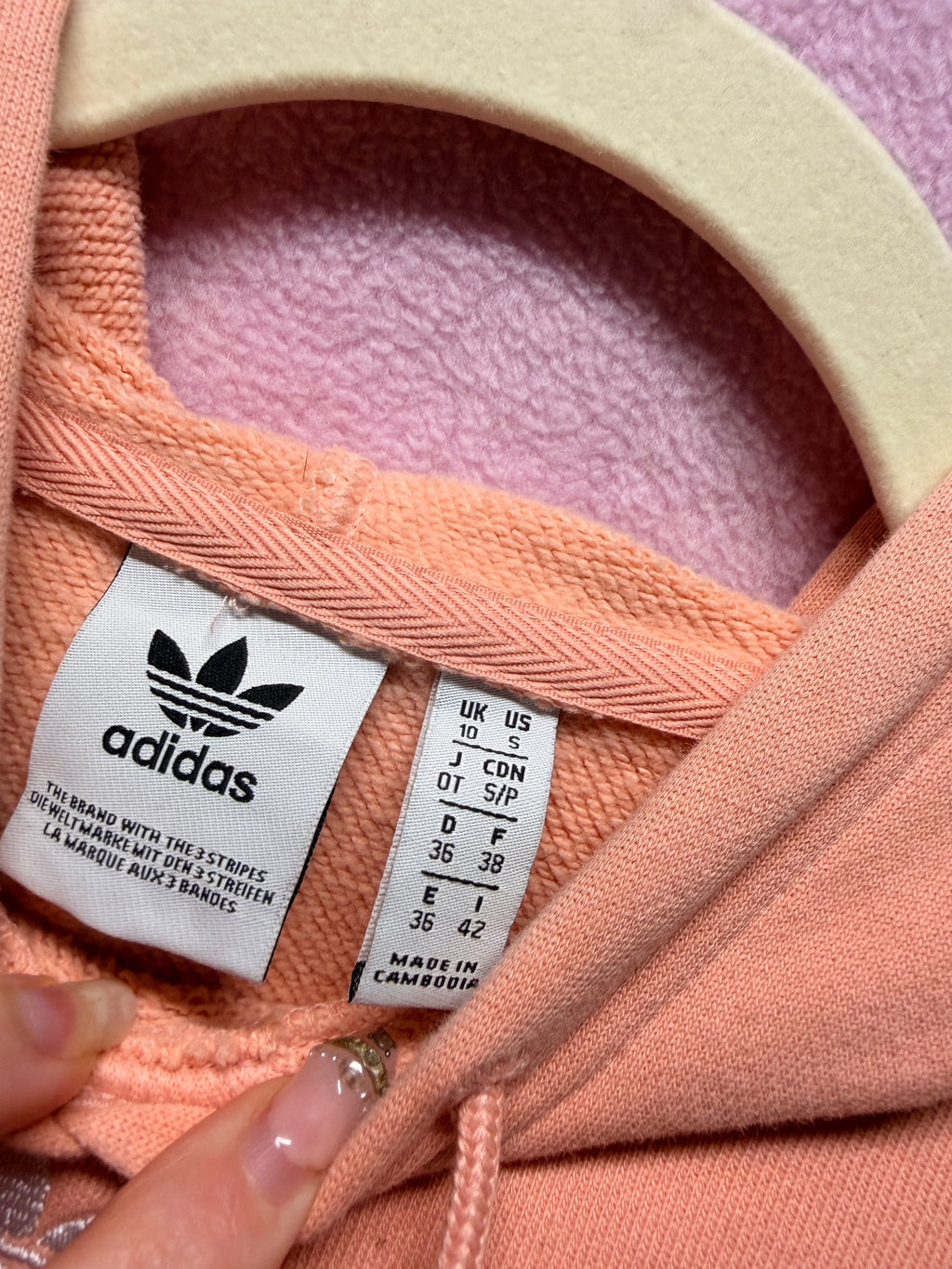 Adidas Originals Cropped Hoodie – Women’s Small (US S / UK 10)