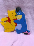 Disney Winnie the Pooh & Eeyore Wooden Wall Plaque