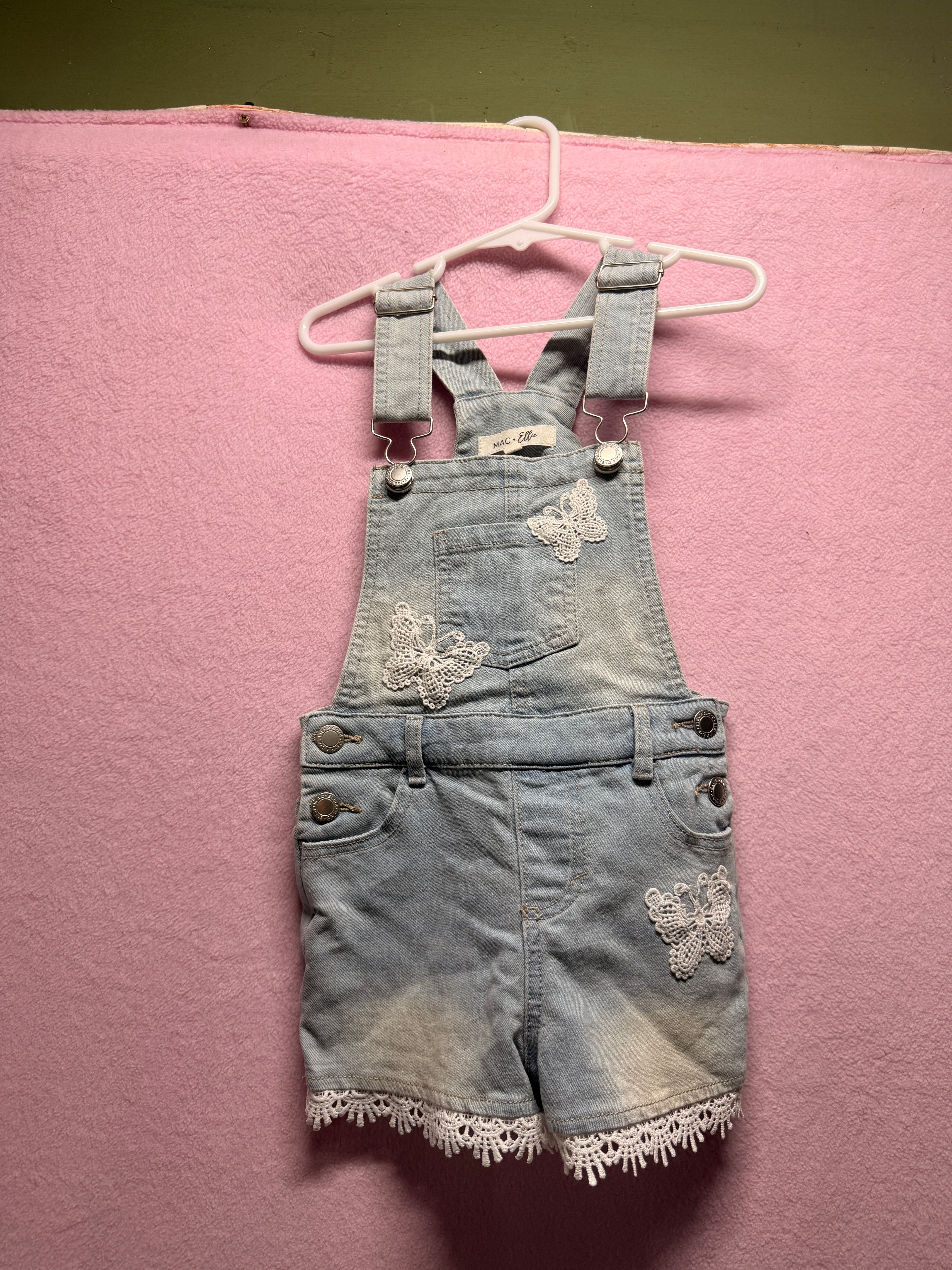 MAC + Ellie Denim Short Overalls – Size 3