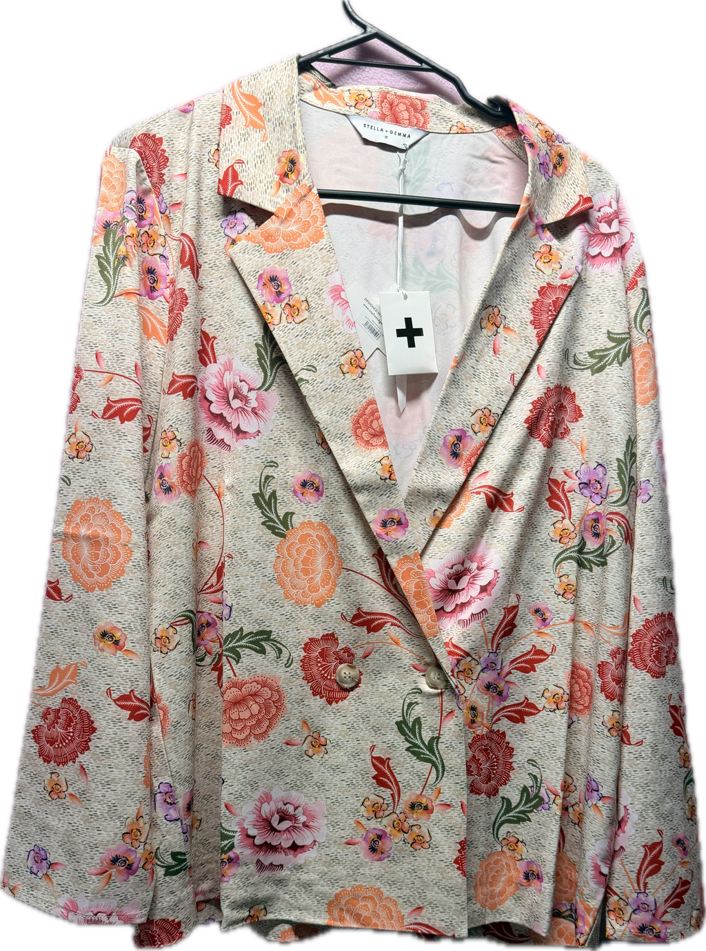 Stella + Gemma Floral Blazer – Size 10 (BNWT)
