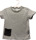Pumpkin Patch Baby Pocket T-Shirt – Grey | 6–12 Months