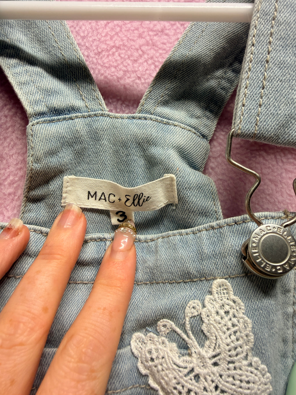 MAC + Ellie Denim Short Overalls – Size 3