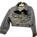 Angel n Disguise Cropped Denim Jacket – Blue | Size 3