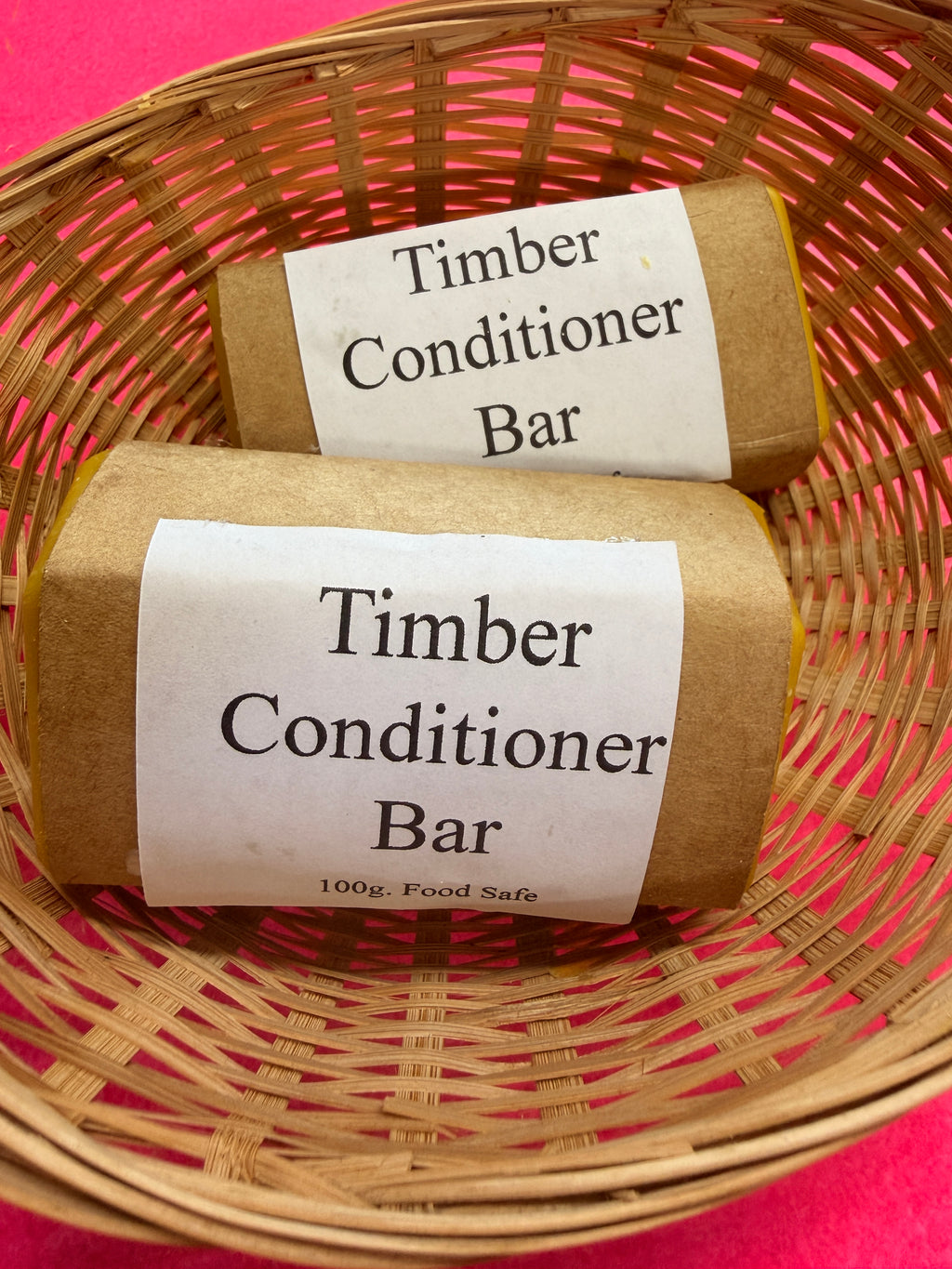 Timber Conditioner Bar – 100g | Food Safe Wood Conditioner