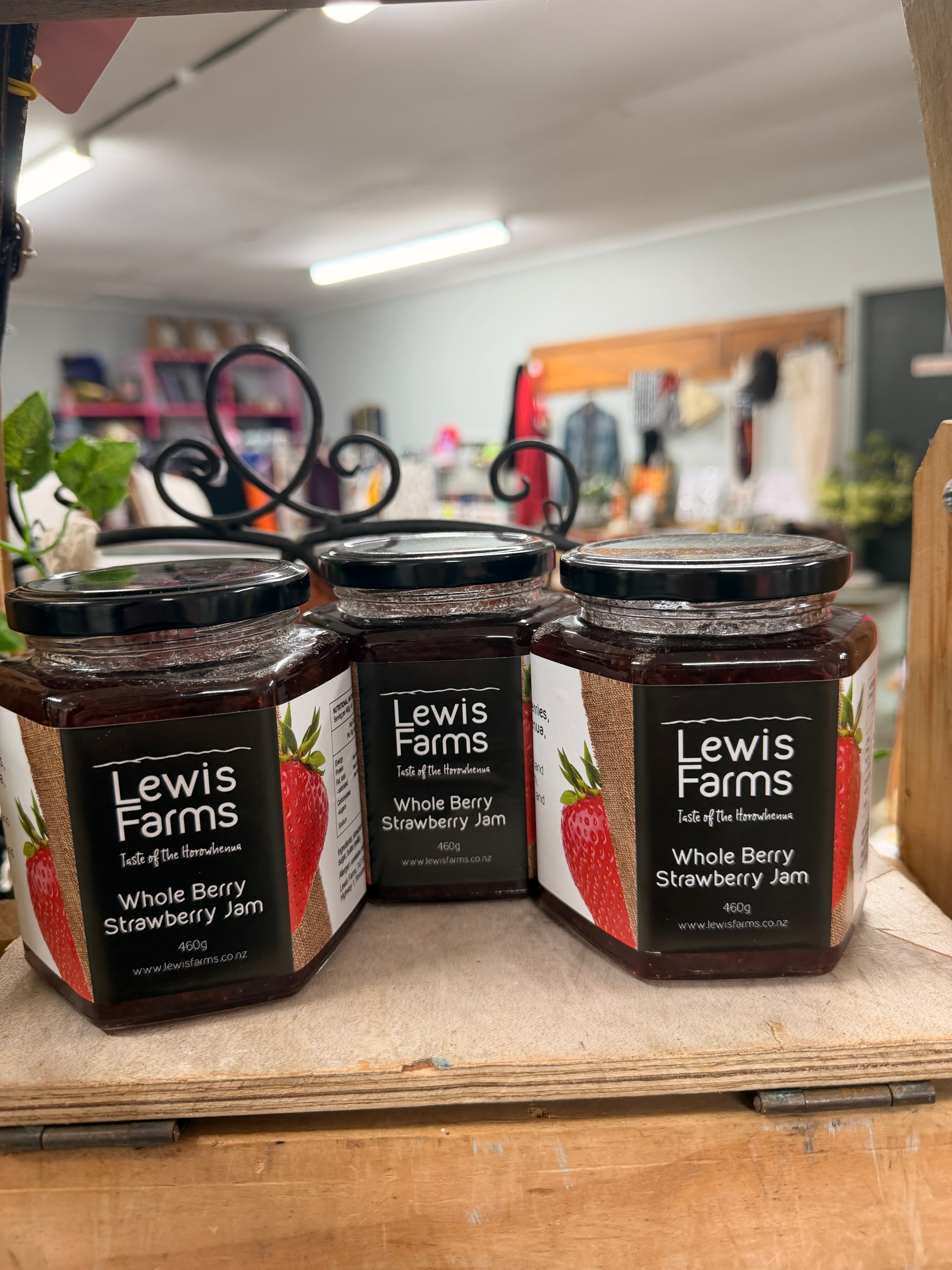 Lewis Farms Whole Berry Strawberry Jam – 460g