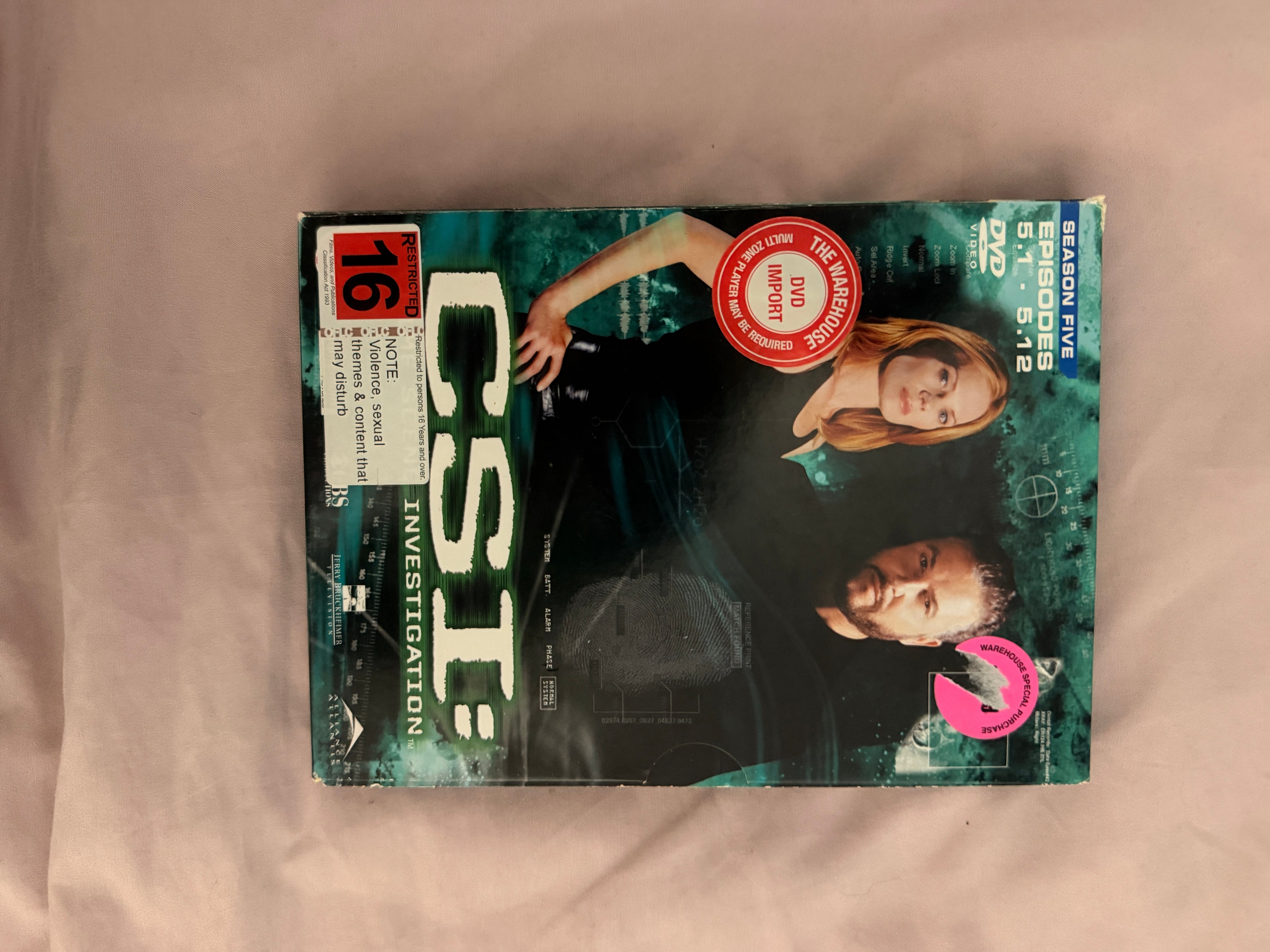 CSI: Crime Scene Investigation – Season 5 Part 1 (Episodes 5.1–5.12) DVD Box Set