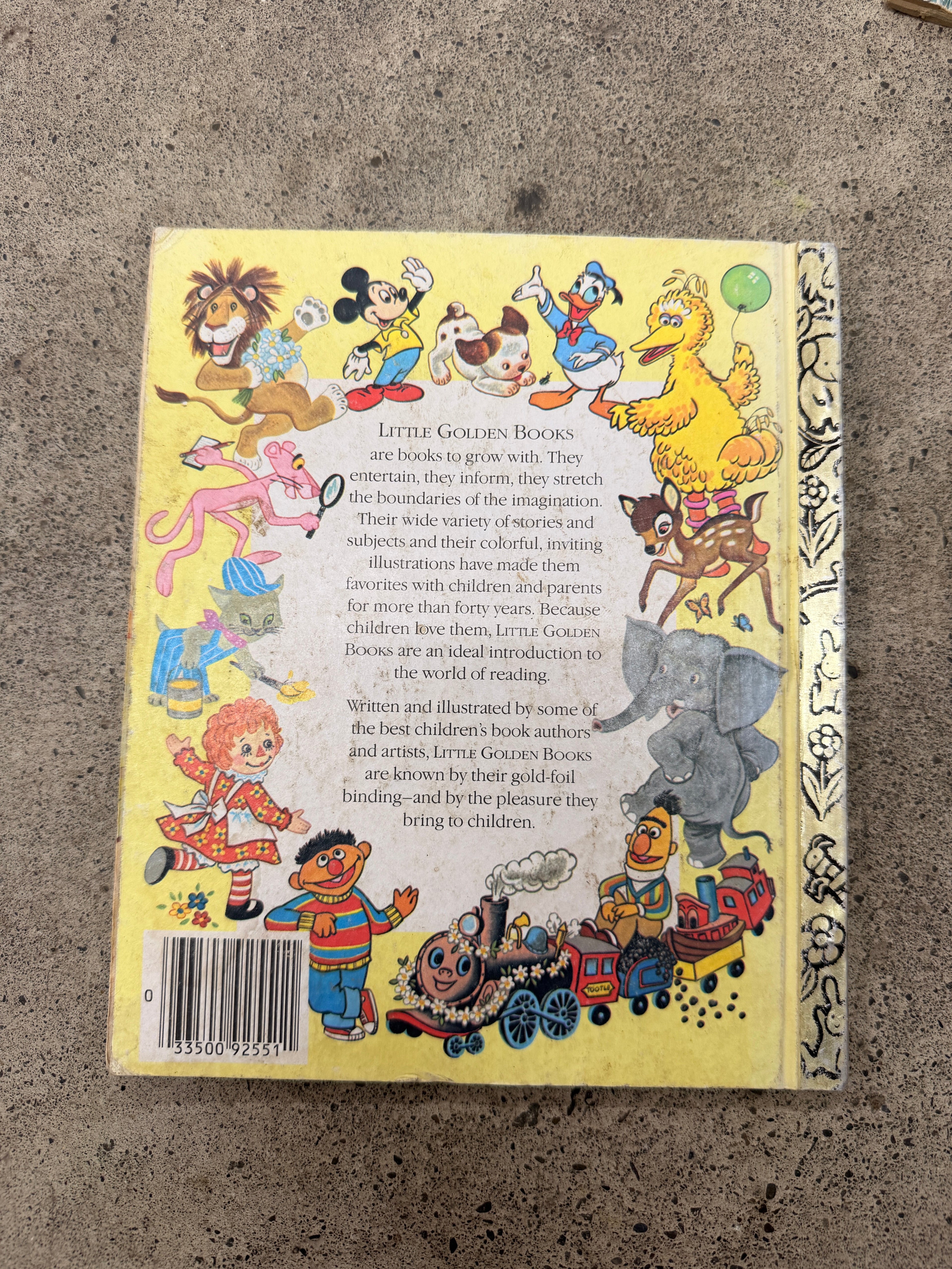 Vintage Little Golden Book – The Road Runner: A Very Scary Lesson (1974)